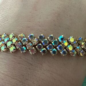 Gold and Silver Multi-Strand Beaded Necklaces